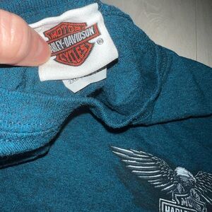 RARE Harley-Davidson Vintage Teal Shirt Kelowna BC